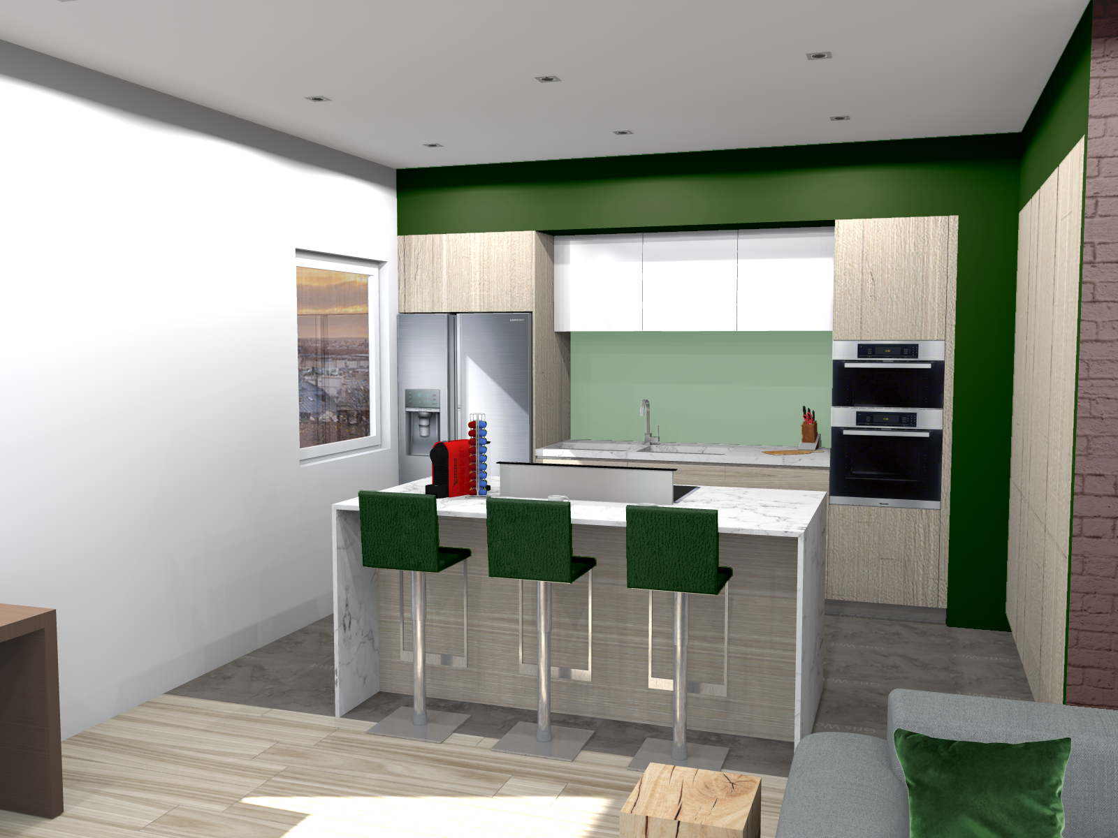 L'espace cuisine